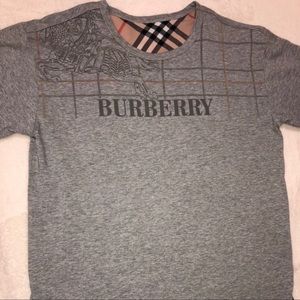 Grey Burberry shirt